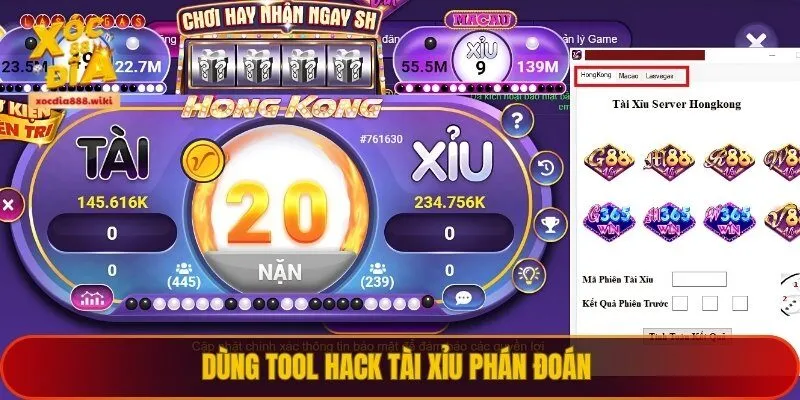 Dùng tool hack tài xỉu phán đoán